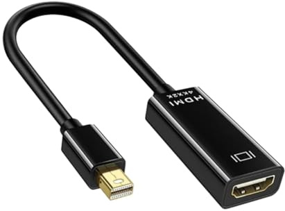 Mini DisplayPort till HDMI-adapter Mini DP-kabel for Thunderbolt 2 HDMI-konverterare for MacBook Air 13 Surface Pro 4 skärmkonverteringslinje skärmkonverteringskabel