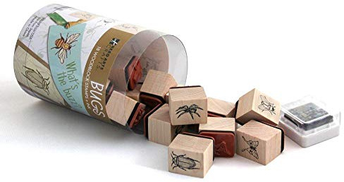 Hero Arts LL375 Ink 'n' Stamp Wood Sets, Bugs