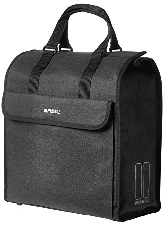 Basil B.V. 291032 - reflektierende wasserdichte fahrradtasche hinten mit klappenverschluss mira 18l