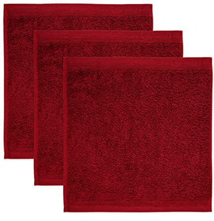 Möve Superwuschel Serviette invité - rubis - 30 x 30 cm