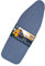 SAVUK Ironing Board Cover and Pad Standard Size 18x49 inch, Large Extra Wide, Adjustable Elastic Edge Fit, Extra Thick, Heat Reflective, Non Stick Scorch and Stain Resistant (18'' X 49'', Blue)