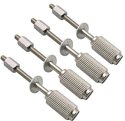 CKPSMS Marca: #XE4590001 - Cerchio da ricamo in metallo, viti di regolazione lunghe, compatibili con/sostituzione per molti cerchi di marca Brother BabyLock (4 pezzi)