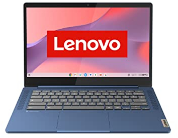 Lenovo Chromebook IdeaPad Slim 3 | 14 Full HD Display | MediaTek Kompanio 520 | 4GB RAM | 128GB SSD | ARM Mali-G52 Grafik | Chrome OS | QWERTZ | blau | 3 Monate Premium Care
