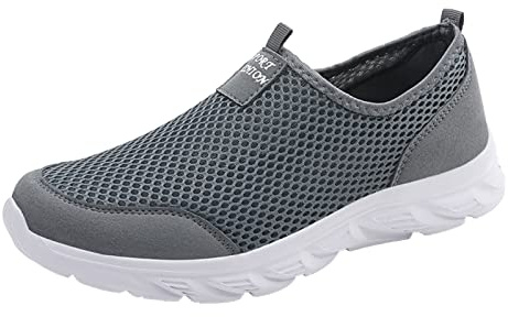 Chaussures de Sport à Enfiler Pour Homme - Légères et Respirantes - Antidérapantes et Amortissantes - Pour Randonnée, Trekking et Sport d'Extérieur