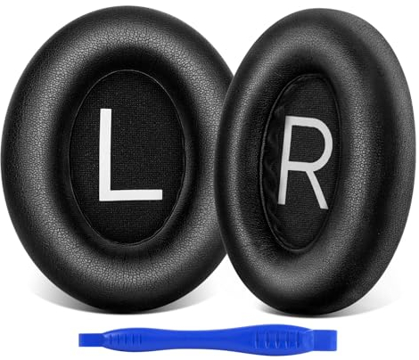 Link Dream Ersatz Ohrpolster für Bose 700 (NC700 NC 700) Kopfhörer Headphones, Earpads Polster für Bose 700, Ersatzpolster Ear Cushions mit weicherem Leder und Lärmreduzierender Schaumstoff (Schwarz)