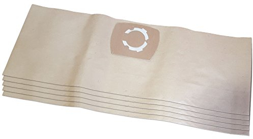 5 Staubsaugerbeutel Für AquaVac 45120271 | Bosch Siemens Typ W | Kärcher 6.904-288 - 6.959-130 | Für Swirl E 20, E/P 46, K 222, MX 89, Uni 20 - UNI20 | Universal Beutel mit 20 Liter Fassungsvermögen