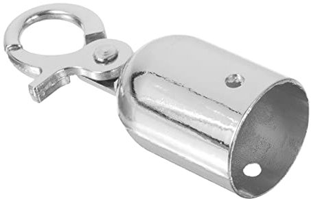 CANIGHT Crochet d'Extrémité de Corde en Acier Inoxydable Butée de Corde pour Balustrade Accessoire de Sécurité 1 Pièce Convient pour Poteaux de Séparation Facile à Installer