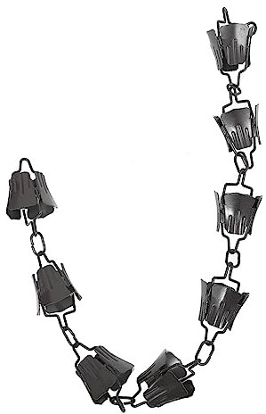 Hemobllo 1pezzi per Pioggia per Grondaie per Pioggia da Balcone da Realizzato in di Alluminio Resistente Non Arrugginisce e Non Si Corrode