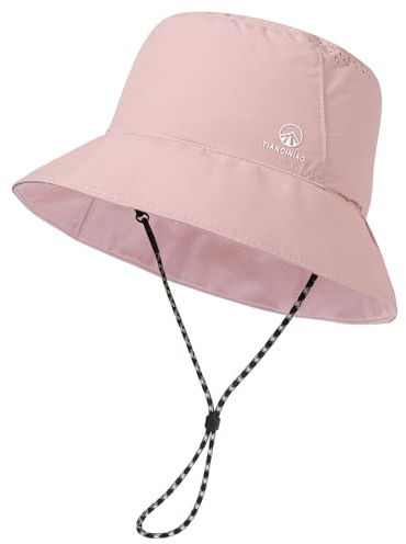 AYPOW Sombrero de Pesca para Mujeres Hombre, Rápido Secado Gorro Pescador con Transpirable Mella, Anti-UV Plegable Sombrero de Sol Verano Bucket Hat para Camping Safari Playa Viaje