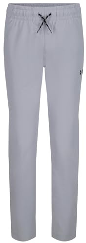 Under Armour Girls' Pull-on Tech Pants, 4-Way Stretch Material, Outdoor Collection, Mod Gray Tech, YM