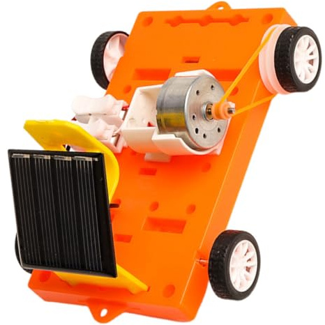 SOIMISS Kit de Coche de Energía Solar para Ensamblar, Modelo Educativo DIY Pequeño Vehículo Solar Hélice, Juguete Científico para Proyectos y Experimentos Escolares de Ciencias, Adecuado