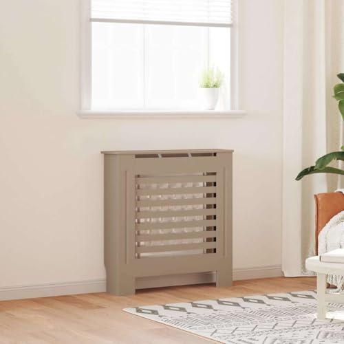 Lumanois Cache-radiateur MDF 78 cm Accessoires pour radiateurs Brun,325566