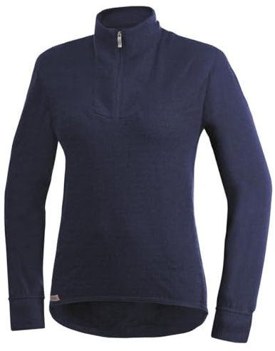 Woolpower 400 Turtleneck Long Sleeve Zipp Shirt Men - Thermounterwäsche, dunkelblau, L