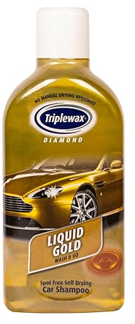 Triplewax Liquid Gold, Self Drying Car Shampoo, 1 L