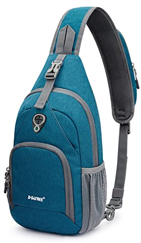 G4Free Brusttasche Schulterrucksack Sling Bags Umhängetasche Crossbody Herren Damen für Reise Wandern Radfahren Laufen Klettern
