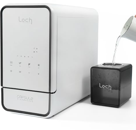 Table Top Dishwasher Capsule - Compact Dishwasher - 10 Programmes, UV Sanitation, Touch Control, Auto-drying, Baby Care & Fruit Wash, No Plumbing Required - Perfect for Small Apartments, Offices, RVs.