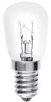 Merriway bh05082 aparato bombilla para frigoríficos y congeladores 15 W SES/E14, cristal, transparente, E14, 15 W