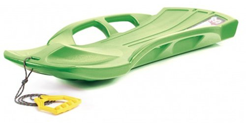 Schlitten mit Seitengriffen und Fußstützen, mit Seil, Modell SNOW TRAIN