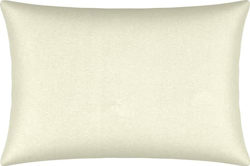 Erwin Müller Kissenbezug, Kissenhülle Single-Jersey Murnau - Natur Größe 40x60 cm - bügelfrei, strapazierstark, elastisch, mit Reißverschluss
