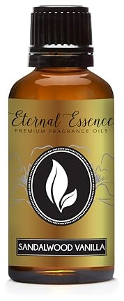 Eternal Essence Oils Sandalwood Vanilla 30ml Premium Fragrance Oil - for Candle, Soap Making, Aromatherapy, Diffusers, Home Care, & Humidifiers