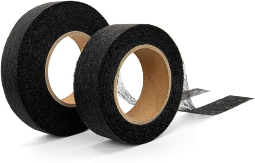 OOTDAY Nastro termoadesivo per tessuti, Orlo Svelto Termoadesivo Forte, 20/64 metri 20mm Adesivo per Tessuti, per Riparazioni su Tende Jeans Gonne Pantaloni, Non si cuce(2 pezzi)