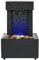 Cascata a LED con Spettacolo di Luci Fontana da Tavolo Per Interni, Design Moderno Contemporaneo con Elementi Zen, Fascino Naturale Per L'ufficio E La Decorazione della Casa, Suoni Tranquilli E Medita
