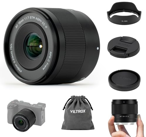 VILTROX AF 15mm F1.7 Air APS-C Prime Lens for Sony E-Mount