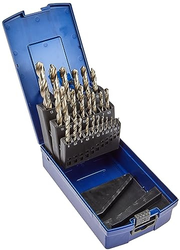 Bohrcraft Jg. brocas DIN 338 N HSS-G, caja ABS KG13 //1-13x0,5/25-uds.