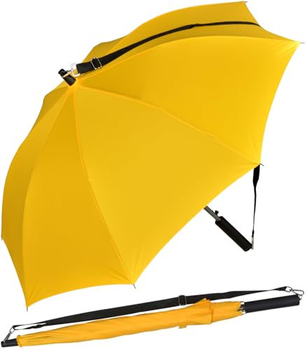 Parapluie automatique iX-brella - Avec sangle pour le porter sur l'épaule Bleu bleu roi 100 cm