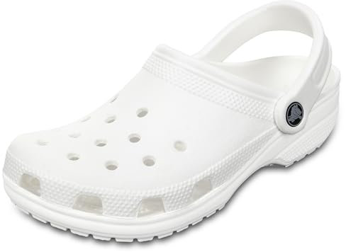 Crocs Unisex Classic Clogs (Best Sellers) Clogs, Weiß, 34/35 EU