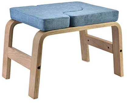 MFDZ Yoga Kopfstandhocker Ergonomische Griffe,Yoga Stuhl abnehmbar Hilfe Trainer Kopfüber, Nachhaltig,Maximale Belastung 150 kg,A