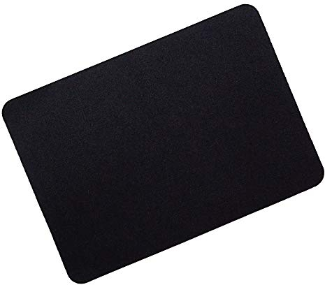 Gomin Gaming Mauspad - 280 x 200 mm Mousepad rutschfest - ohne Störendes Logo und Fransenfreie Ränder - Verbessert Geschwindigkeit und Präzision für Büro, Computer, Laptop - Schwarz