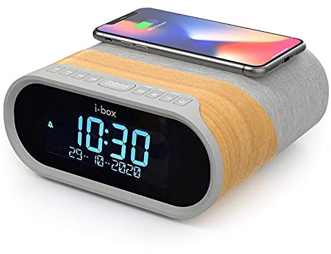 i-box DAB Radio, Silver, One Size