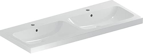 Geberit iCon Light Doppelwaschtisch 120x48x15,5 cm Weiß