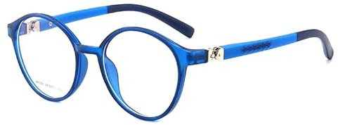 HOUSON Occhiali anti luce blu per bambini, filtro luce blu, per computer, TV, per ragazze e ragazzi (età 5-10 anni), Blu, Taglia unica per tutti