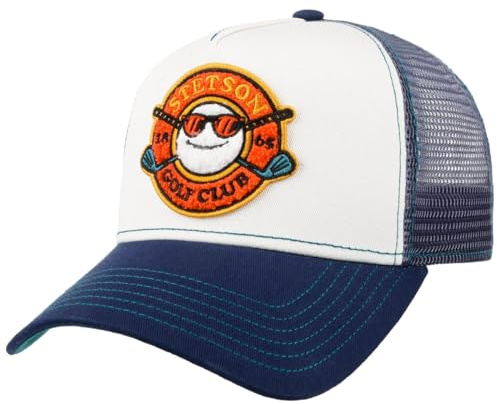 Stetson Golf Club Trucker Cap Snapback Mesh Patch Cotton Adjustable Men Summer Winter