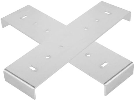 Kisangel 2piezas Soporte Metalizado Para Buzón De Correo Kit De Reparación De Montaje De Instalación Rápida y Segura Para Buzones