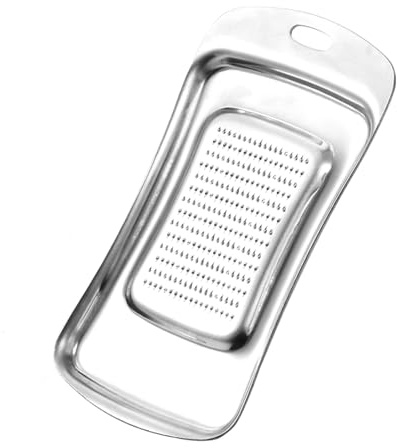 Platess Per Rettifica Dell'aglio - Frantoio Manuale In Acciaio Inox 304, Grattugia E Affettatrice Multifunzione, Taglierina Domestica Durevole, Accessorio Di Rettifica Fine Per Aglio, Zenzero E Altri