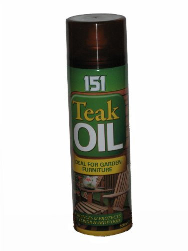 500ml TEAK OIL SPRAY CAN GARDEN HARDWOOD FURNITURE