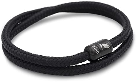 Wind Passion – Paracord aus Seemannsgarn, handgemacht & geflochten | Segeltau Herren, Surfer Armband Frauen | Ideale Partner Geschenke| wasserfest
