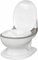Nuby My Real Potty with Flushing Sound, Toilet Trainer for Children from 18 Months, Grey, Pack of 1