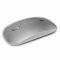 SUBBLIM Ratón Óptico Inalámbrico 2.4G Bluetooth, Dual Flat para PC, Portátil, Mac, MacBook, 4 Botones, Rueda de Desplazamiento, Ultradelgado y Ergonómico, 1600 dpi, Silencioso, Ambidiestro, Plateado