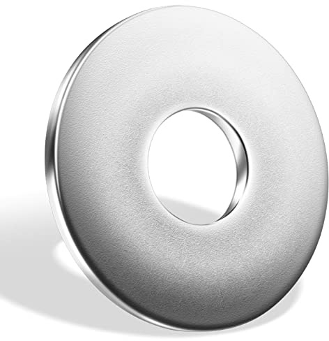 25Pcs M4 Washers, M4 x 12mm Penny Washer Leryati Stainless Steel A2 V2A Flat Washers, Round Flat Spacer Repair Lock Spacers, Metal Washer for Screws Nuts Bolt