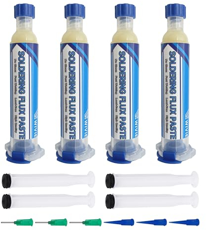 WIVIE Solder Paste Flux, Sans Plomb, Flux De Pâte à Braser Sans Nettoyage Pour Réparer Les Composants SMD/PCB/IC/BGA (40cc)
