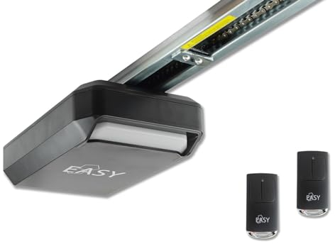 Garagentorantrieb Easy 600 mit Schiene und 2 Stk. Handsender - Torantrieb - Garagentoröffner - elektrischer Garagentor Antrieb Kette - Garagentor Motor Kettenantrieb