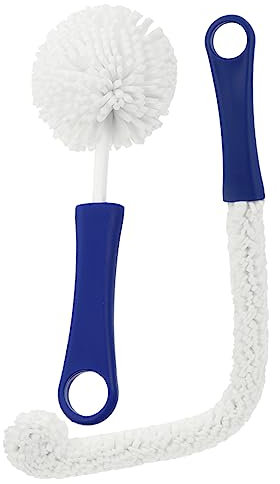 ORFOFE Lot De 2 Brosses De Nettoyage pour Bouteilles Et Carafes À Vin Faciles À Utiliser