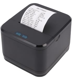 Bisofice Bondrucker Bluetooth 58mm, BT+USB+LAN, Belegdrucker Thermodrucker, Kompatibel mit Android/Windows für Restaurantverkauf Einzelhandel