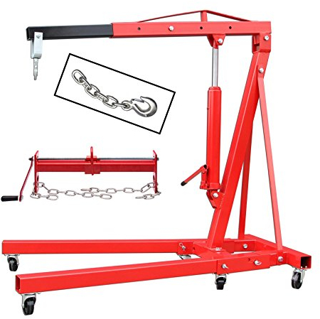 2000 KG Werkstattkran Motorkran Kran Motorheber mit Kette und Balancierer