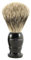 Edwin Jagger Best 9EJ876 Rasierpinsel, Dachshaar, helles Horn, klein