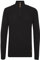 Solid SDTommy Herren Strickpullover Troyer Feinstrick Pullover mit Troyerkragen Rippbündchen Baumwollmischung Regular fit, Größe:L, Farbe:Black (9000)